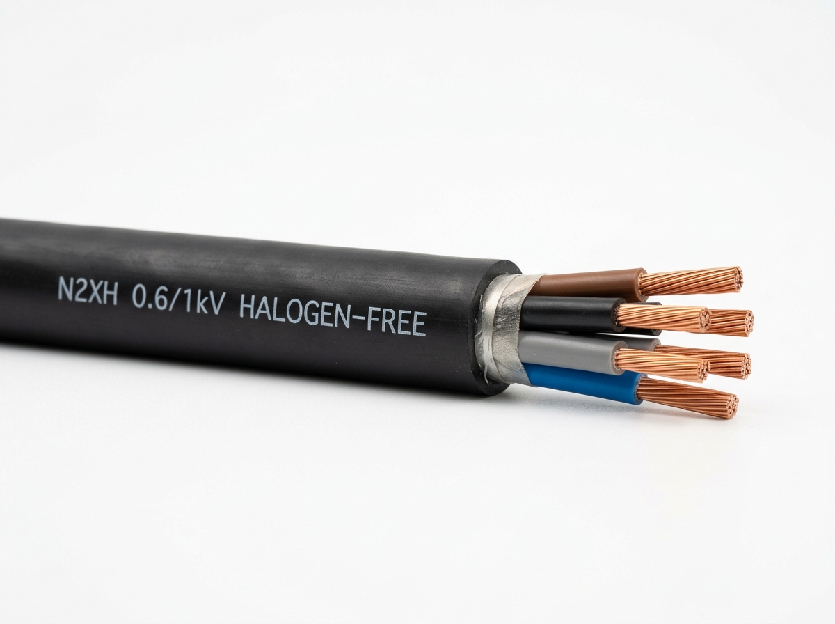 HES N2XH 4x25 mm² 0.6/1 kV Halojensiz (HFFR) XLPE Alev İletmeyen Enerji Kablosu
